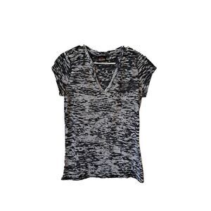 Harley Davidson Womens Large Gray Black Short Sleeve shirt 32x24